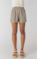 Room 34/Dex Ladies Khaki Mid Rise Shorts