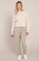 Room 34/Dex Ladies Oatmeal Cuffed Hem Pant