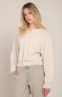 Room 34/Dex Ladies Pearl Henley Sweater