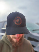 Ruthless Rednecks Icon Curved Brim Black/Brown Snapback Hat