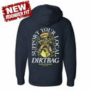 Ruthless Rednecks Men's Dirtbag Wolrd Tour Navy Hoodie