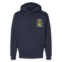 Ruthless Rednecks Men's Dirtbag Wolrd Tour Navy Hoodie