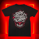 Ruthless Rednecks Men's Support Your Local Dirtbag Black Tshirt