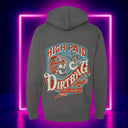 Ruthless Rednecks Men's Well Earned Supercharged 12oz Charcoal Hoodie