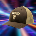 Ruthless Rednecks Raw Talent Curved Brim Brown Snapback Hat