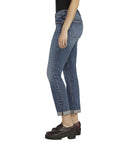 Silver Jeans Ladies Beau High Rise Slim Leg Indigo Jeans