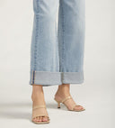 Silver Jeans Ladies Baggy Wide Leg Indigo Crop