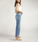 Silver Jeans Ladies Indigo High Rise Highly Desirable Straight Leg Jeans