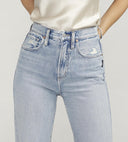 Silver Jeans Ladies Indigo Highly Desirable High Rise Straight Jeans