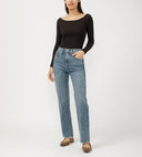 Silver Jeans Ladies Indigo High Rise Highly Desirable Straight Leg Jeans