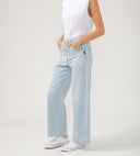 Silver Jeans Ladies Indigo Be Easy High Rise Slouchy Fit Straight Leg Drawstring Pant