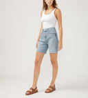Silver Jeans Ladies Indigo Vintage Long High Rise Short