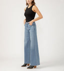 Silver Jeans Ladies Indigo High Rise Highly Desirable Ultra Wide Leg Jean