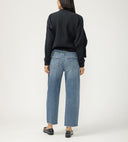 Silver Jeans Ladies Indigo High Rise Barrel Leg Jeans