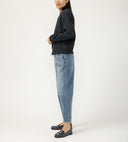Silver Jeans Ladies Indigo High Rise Barrel Leg Jeans