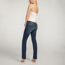 Silver Jeans Ladies Indigo Suki Straight MId Rise Curvy Fit Jeans