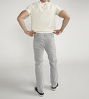 Silver Jeans Mens Allan Slim Fit Straight Leg Cement Jeans