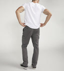 Silver Jeans Mens Dark Grey Pull On Cargo Pant