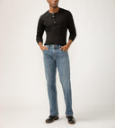 Silver Jeans Mens Indigo Zac Relaxed Fit Straight Leg Jeans