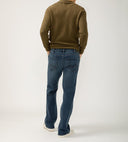 Silver Jeans Mens Saddle Zac Relaxed Fit Straight Leg Jeans