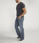 Silver Jeans Mens Zac Relaxed Fit Straight Leg Indigo Jeans