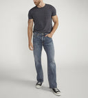Silver Jeans Mens Zac Relaxed Fit Straight Leg Indigo Jeans