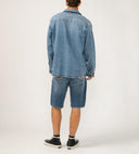 Silver Jeans Mens Indigo Shirt Jacket