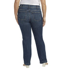 Silver Jeans Ladies Indigo Mid Rise Trouser Jeans