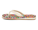 Sanuk Ladies Bubblecush Rainbow Confetti Sandal