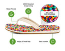 Sanuk Ladies Bubblecush Rainbow Confetti Sandal