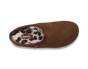 Sanuk Ladies Yoga Cloud Lounger Dark Brown Leather Outdoor Slipper