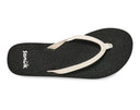 Sanuk Ladies Yoga Joy II White/Black Sandal