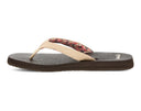 Sanuk Ladies Yoga Paradise II Natural Paradise Palms Sandal