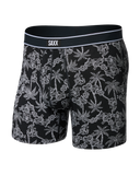 Saxx Men's Daytripper Comfort Stretch Tropical Tattoo Boxer Brief w/Fly