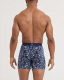 Saxx Men's Droptemp Cooling Cotton Boxer Brief w/Fly Backsplash Dark Ink