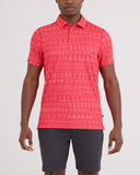 Saxx Men's Island Tee up Gumball Droptemp All Day Cooling Golf Polo