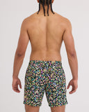 Saxx Men's Oh Buoy 2In1 Amate Garden Black 7" Volley Short