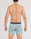 Saxx Men's Vibe Xtra Soft 6" Birdie Blue Tide Boxer Brief w/Fly