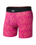 Saxx Men's Vibe Xtra Soft 6" Flamingo Ink Boxer Brief w/Fly