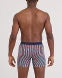 Saxx Men's Vibe Xtra Soft 6" Martini Geo Multi Boxer Brief w/Fly