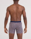 Saxx Men's Vibe Xtra Soft 6" Martini Geo Multi Boxer Brief w/Fly