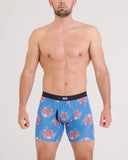 Saxx Men's Vibe Xtra Soft 6" Octopus Bartender Boxer Brief w/Fly