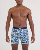 Saxx Men's Vibe Xtra Soft 6" Palm Mix Atmosphere Boxer Brief w/Fly