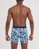 Saxx Men's Vibe Xtra Soft 6" Palm Mix Atmosphere Boxer Brief w/Fly