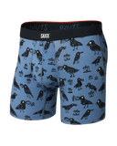 Saxx Men's Vibe Xtra Soft 6" Protect The Nuts Blue Horizon Boxer Brief