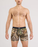 Saxx Men's Vibe Xtra Soft 6" Realtree Edge Multi Boxer Brief w/Fly