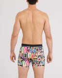 Saxx Men's Vibe Xtra Soft 6" Summer of Dogs Boxer Brief w/Fly