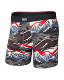 Saxx Men's Vibe Xtra Soft Comfort Boxer Brief w/Fly Mountain Top Blue