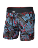 Saxx Men's Vibe Xtra Soft Comfort Boxer Brief w/Fly Night Garden Red Hot