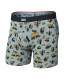 Saxx Men's Vibe Xtra Soft Confort Boxer Brief w/Fly Ants In Your Pants Silver Pine